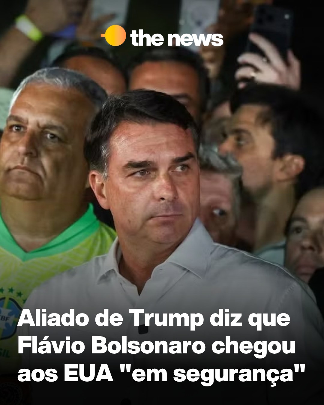 Flávio Bolsonaro desembarca nos EUA "em segurança", diz aliado de Trump